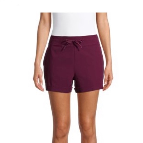 Avia Women's Commuter Shorts. Color: Purple Oxford - Picture 5 of 9